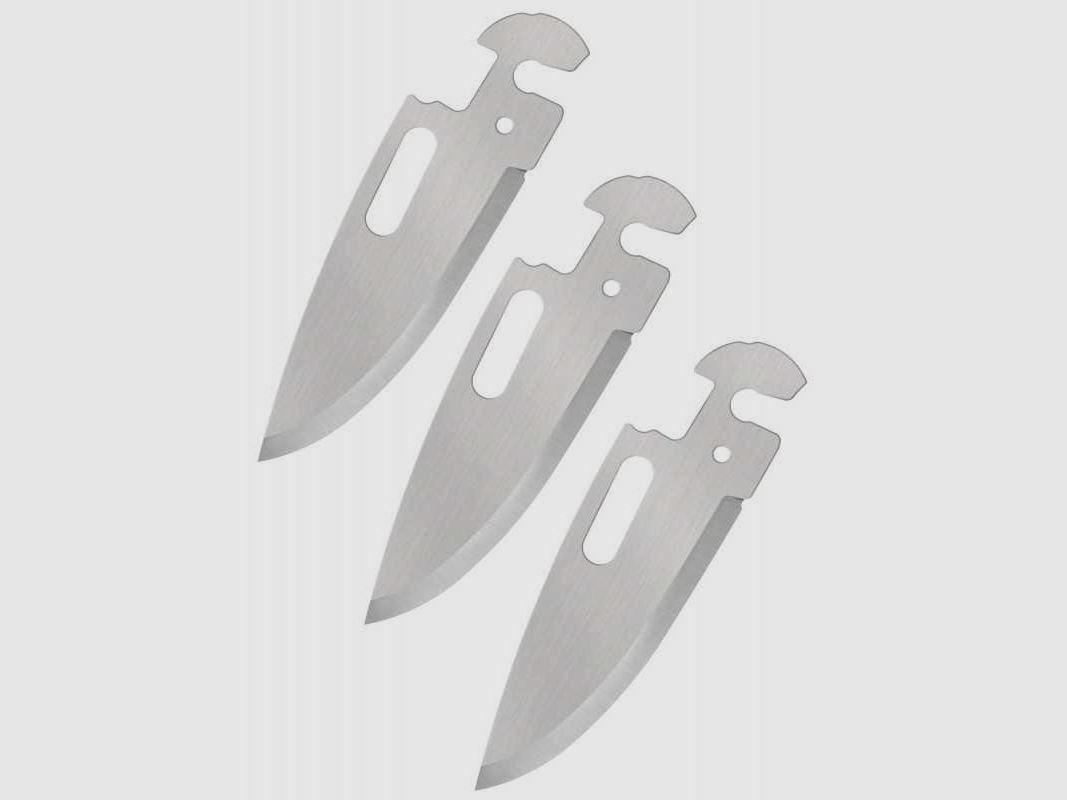 Cold Steel Click-N-Cut Folder Ersatzklingen, Drop-Point, 3er Pack