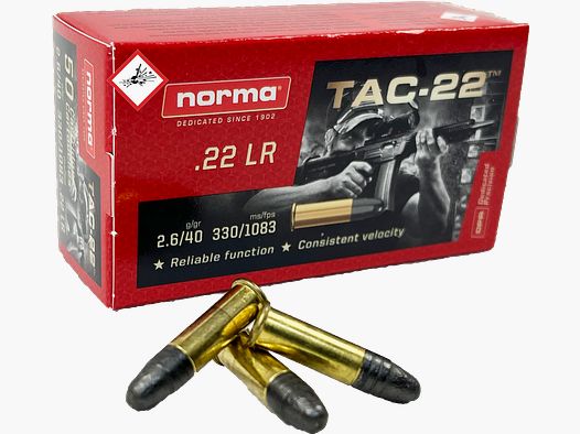 Norma Kleinkaliberpatrone TAC-22