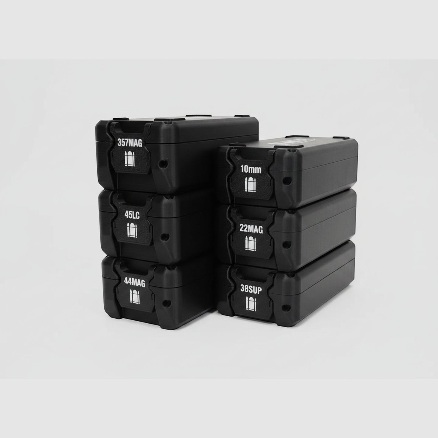 Filamelt Munitionsbox / 10mm Auto / 'Klapp- / Rastdeckel' / Patronenbox, Ammo Box
