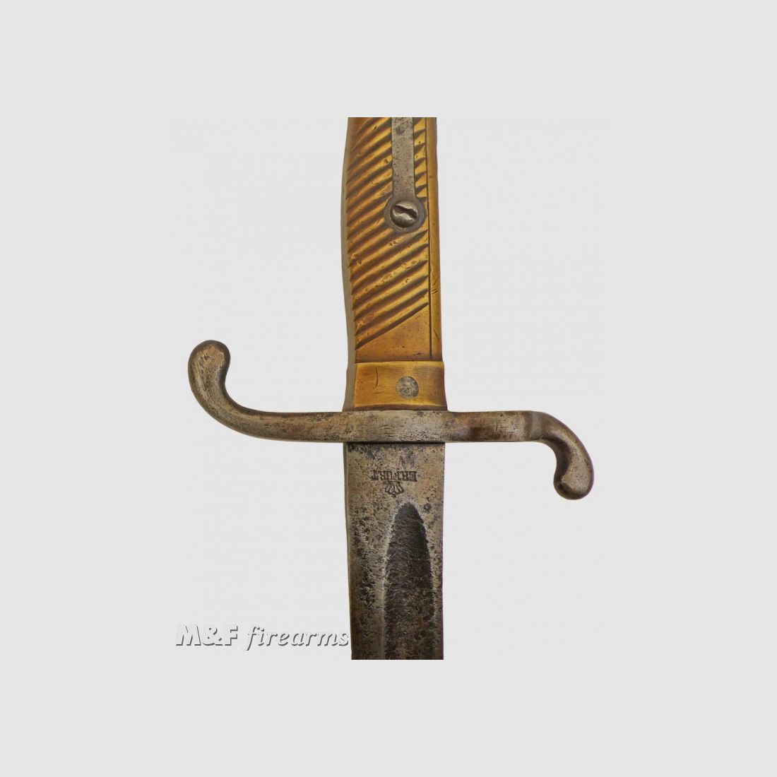Deutsches (Westfälisches) Bajonett Infanterie-Seitengewehr (SG) M 1871 TS: 17.R.10.114 o/Scheide