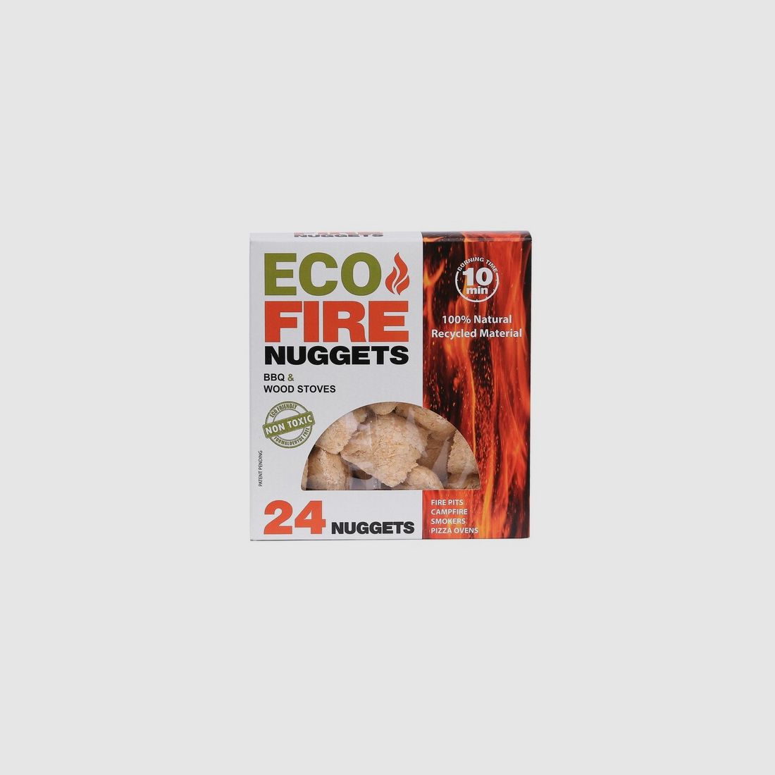 24 St.-Pack Eco Fire Feuernuggets zum Anzünden von Feuer - natürliche Rohstoffe - ungiftig