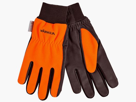 Härkila Handschuhe ProShooter Wildboar, Orange Blaze/ Brown