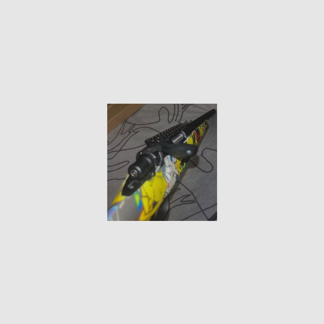 Double Bell VSR-10 Bolt Action Snipergeweer Springer 6mm BB zwart - Jokers Graffiti Edition