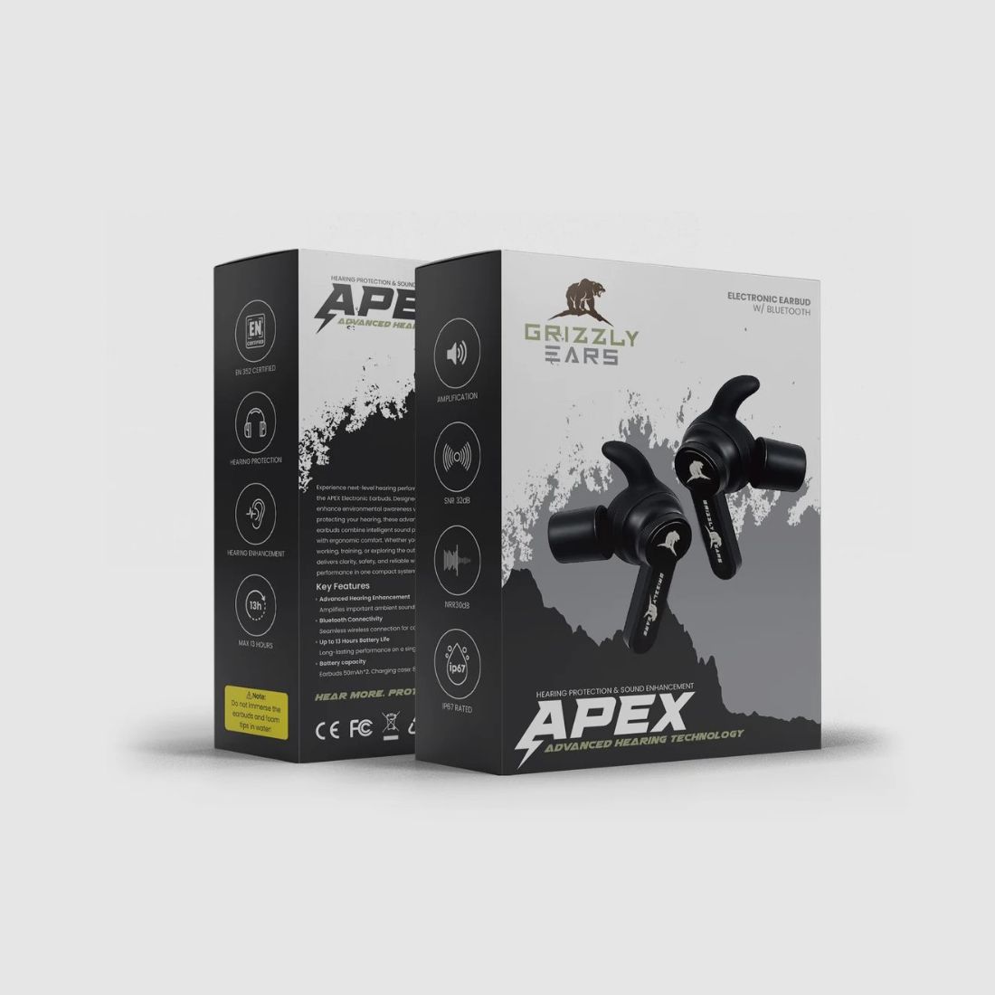 Grizzly Ears Apex bluetooth oordoppen, afbeelding 1 van 3