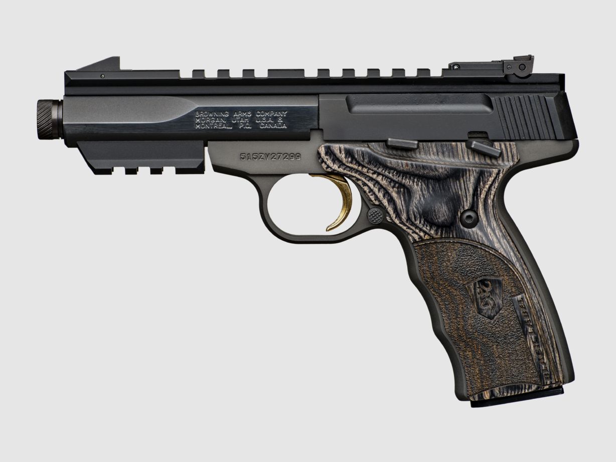 Browning Buck Mark Micro Black Label (Suppressor Ready Threaded) Halfautomatische Pistool