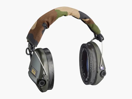 Sordin Active Hearing Protection Supreme Pro-X Gel LED Olive