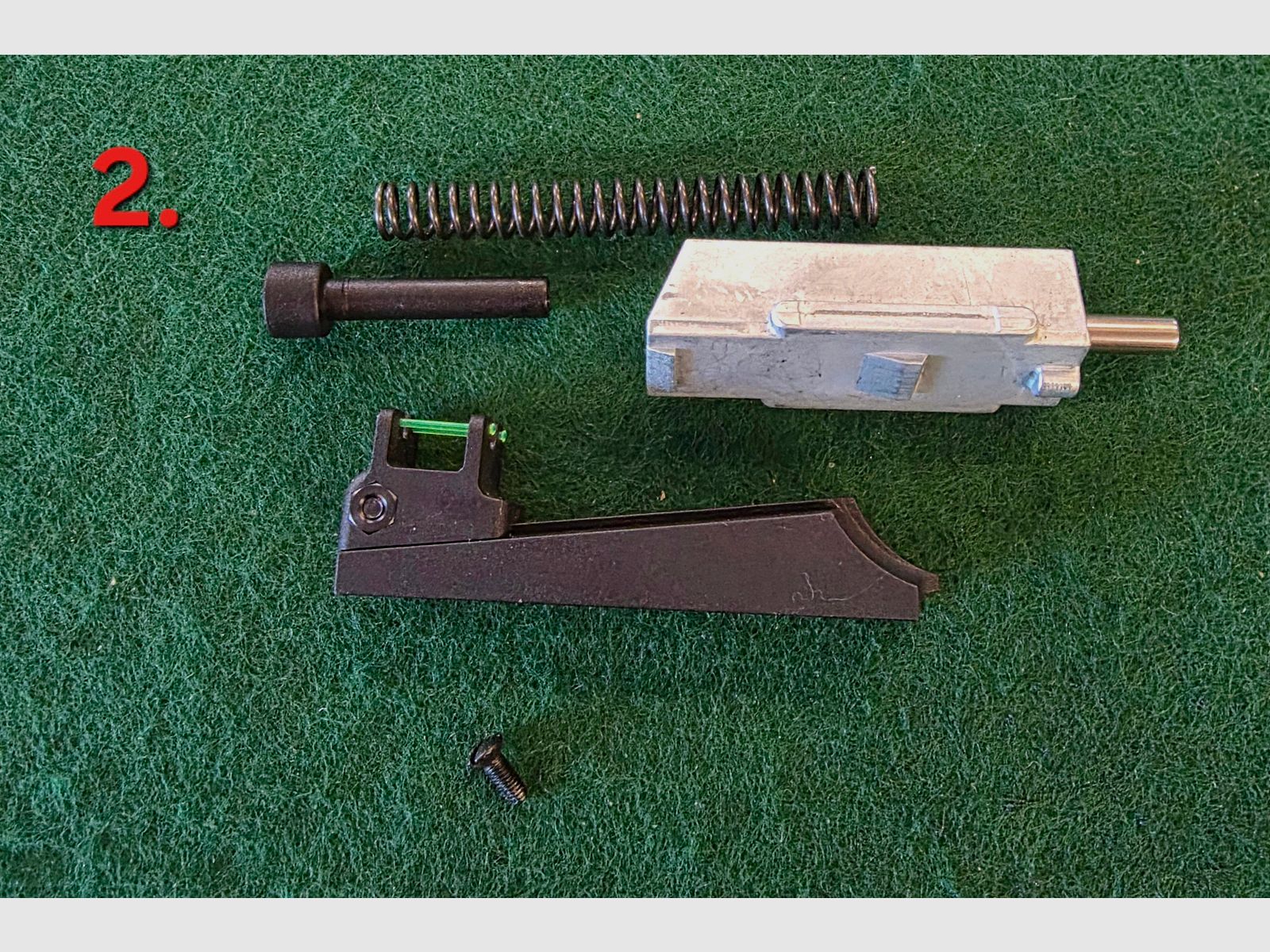 Konvolut Ersatzteile Hammer Kimme Hämmerli Air Magnum 850 Umarex Gewehr Co2 Repetierer Classic Airmagnum XT M2 AM850