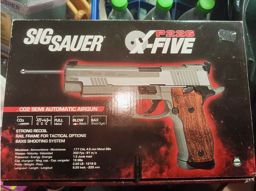 Sig Sauer P226S X-Five CO2 4,5mm BB Blowback selten