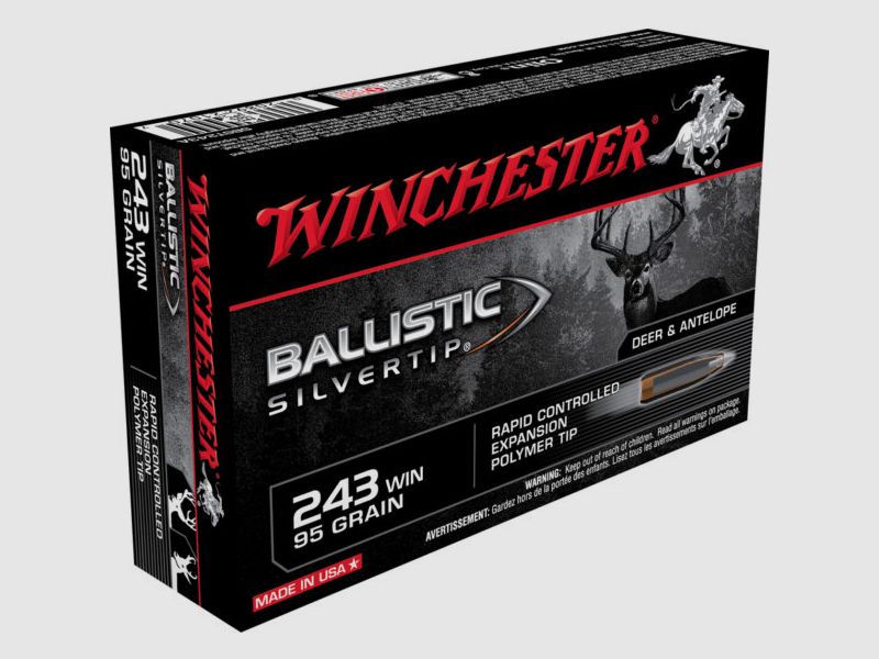 Winchester Munition Kal. 243 Win Varmint 58 grs