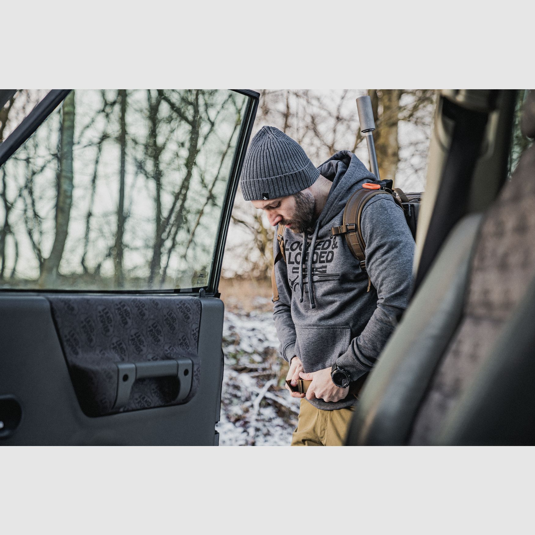 Härkila Loaded Hoodie – Grau meliert, Bild 10 von 10
