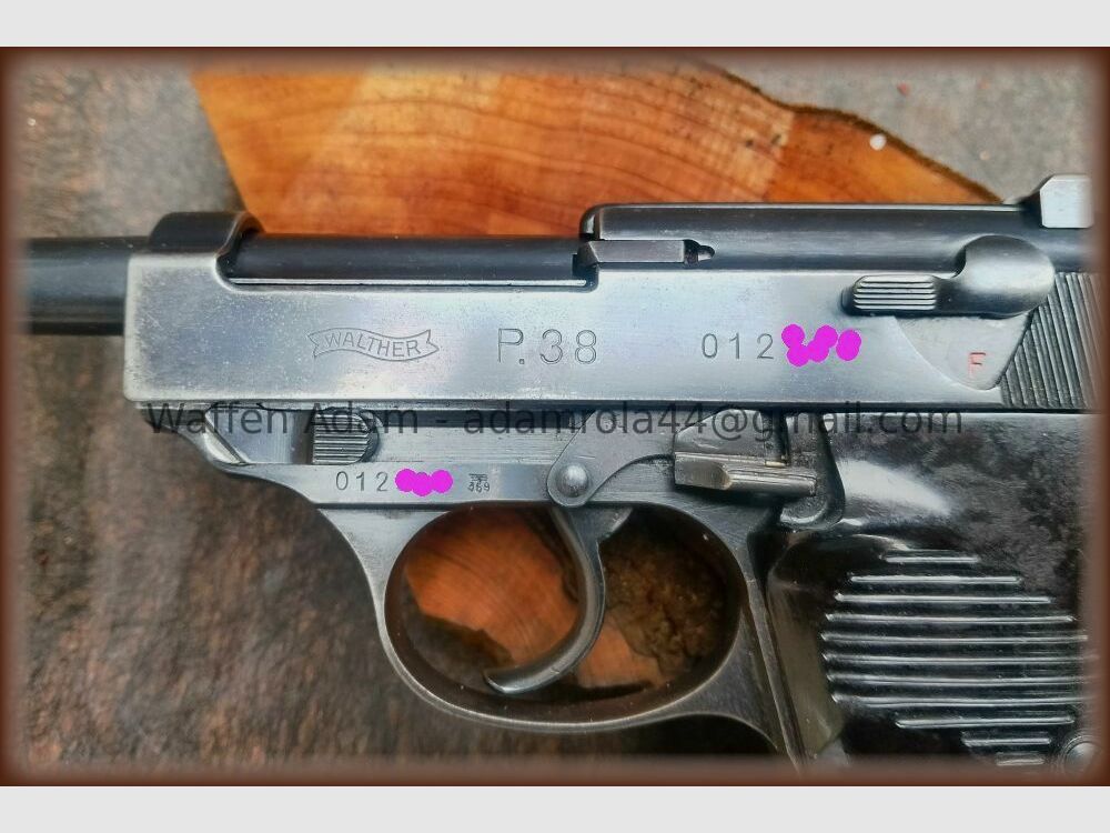 Carl Walther Zella Mehlis P.38 Nullserie, Var. III