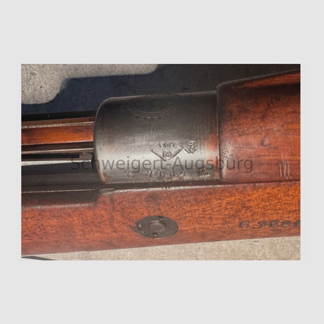 DWM Argentino 1909 Salutgewehr mit BKA Stempelung Salut