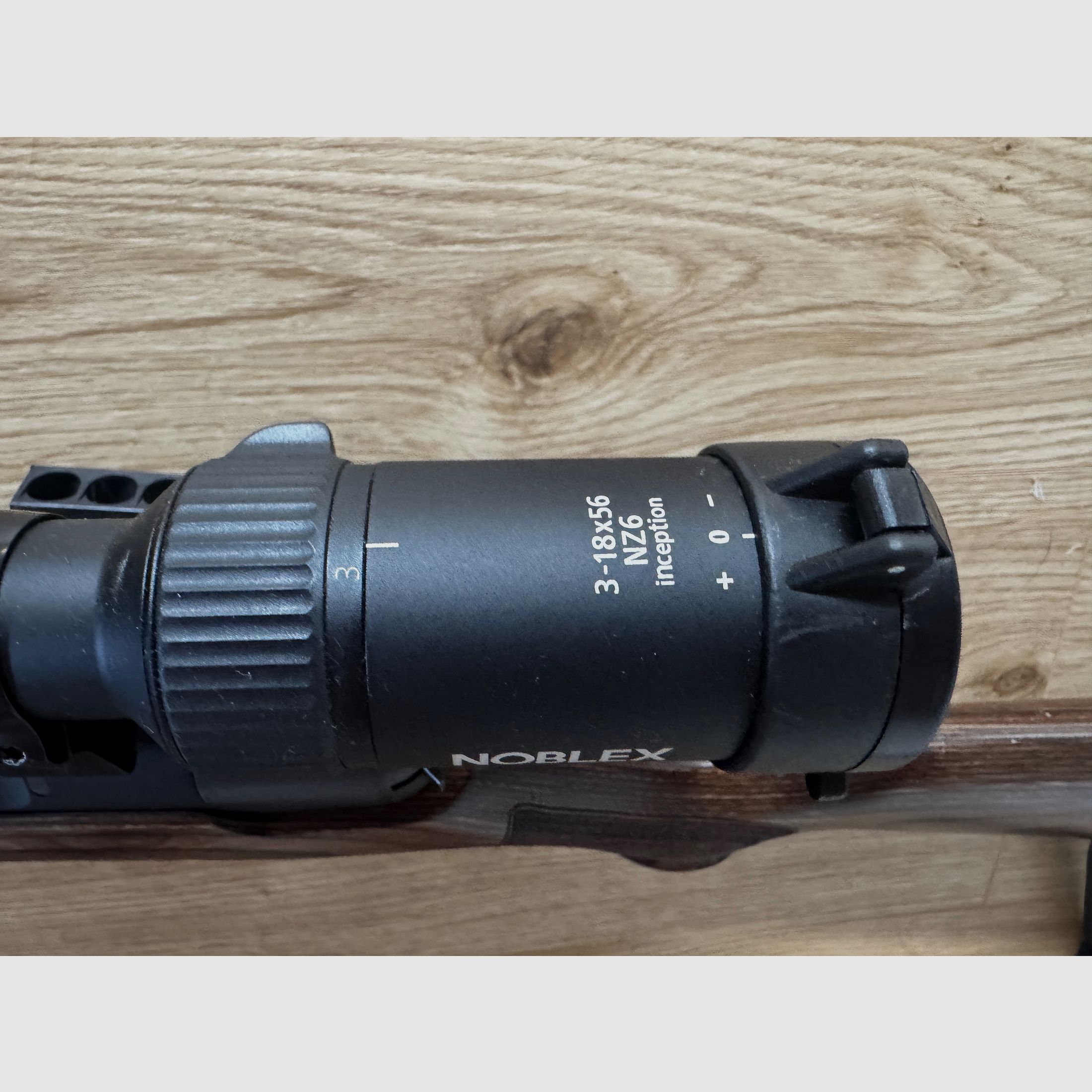 Jaeger NXT - Haenel - .308 inkl Optik (Noblex NZ6, 3-18x56) & Schalldämpfer (Jaki) & Gewehrriemen
