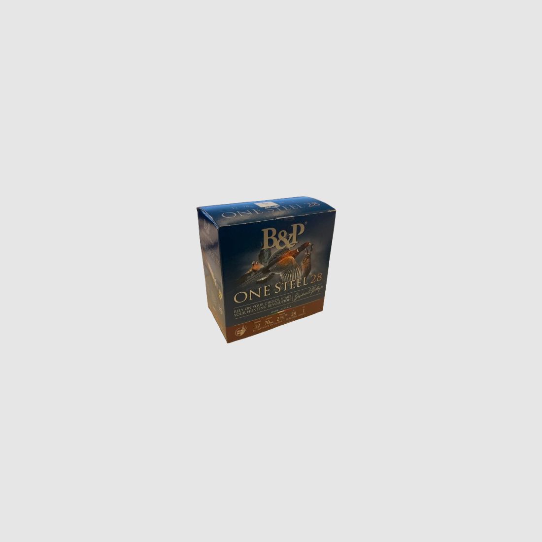 Patronen B&P kal 12/70 One Steel 28