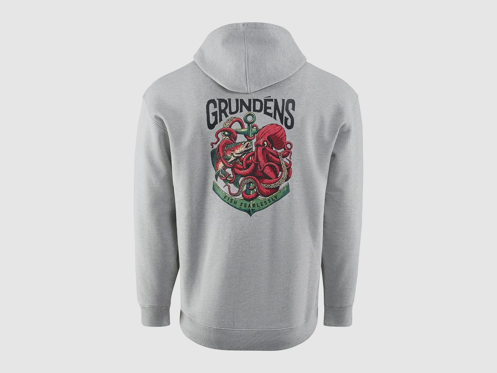 Grundens Displacement DWR Hoodie Octo-Trout Athletic Heather XL