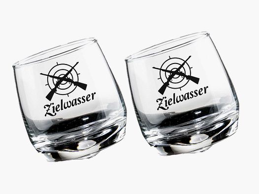 AKAH Wackelglas Zielwasser 2er Set / 27 CL