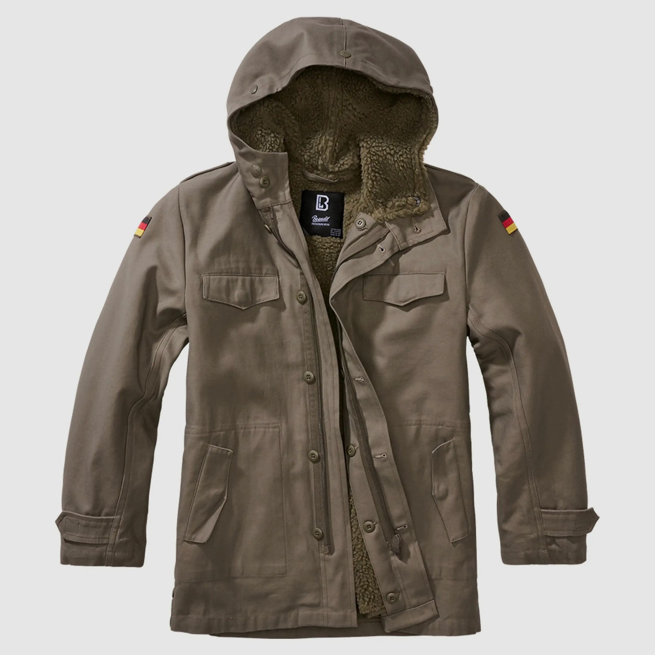 Brandit Kids Jacket Kids Bundeswehr Parka - Olive / 122/128