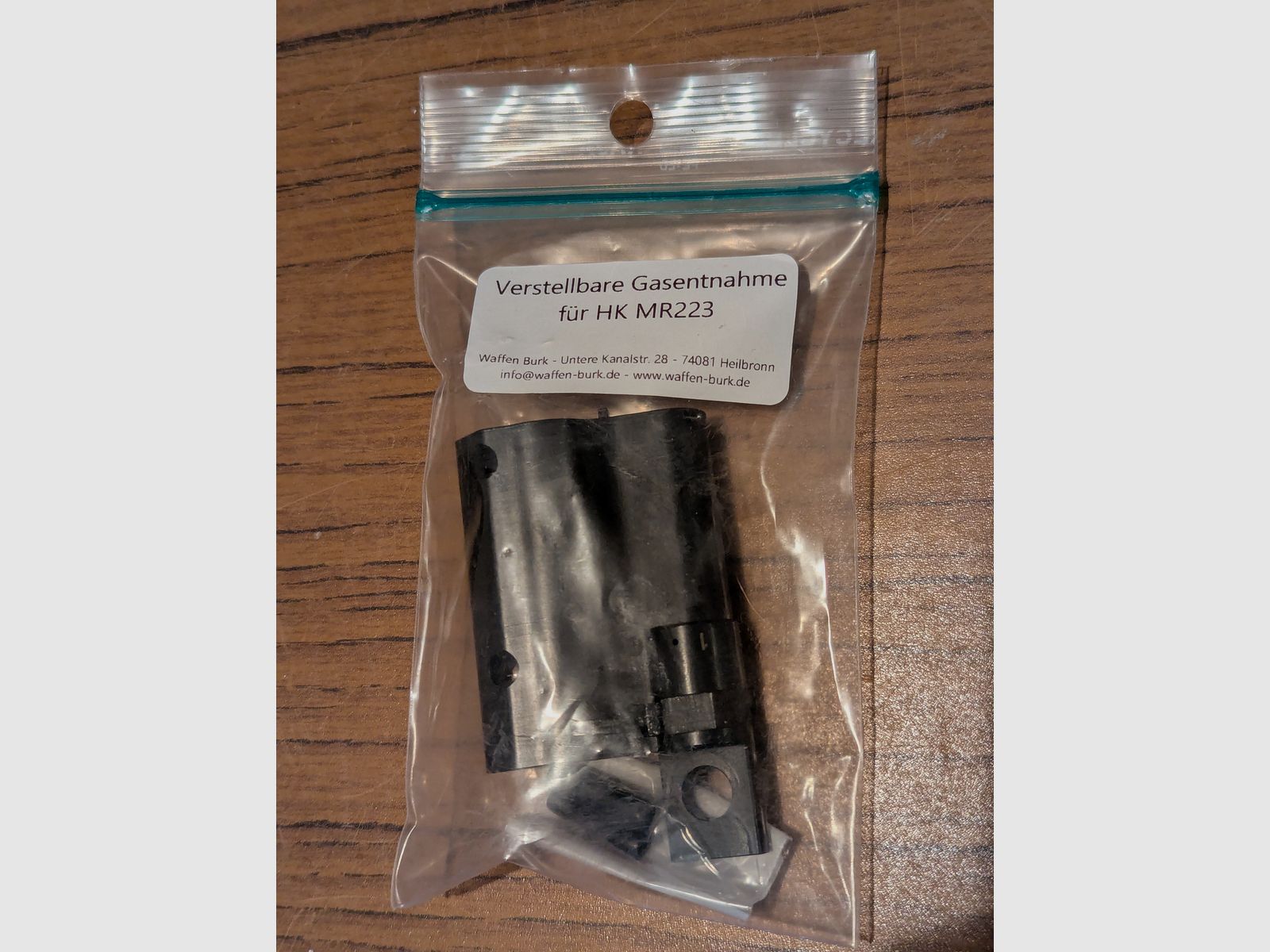 Heckler & Koch MR223 Valvola di gas regolabile