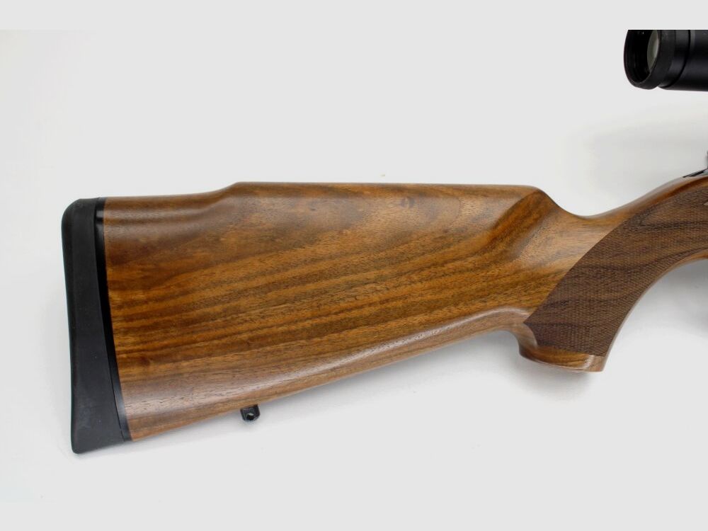 Rep. Büchse Sako 85 Varmint Kurz kannelierter Lauf Meopta 3-12x56 auf Dentl .222Rem