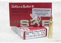 Sellier&Bellot OTM HPBT .223 Rem. 69gr. 4,5g 20 Stück Staffelpreise