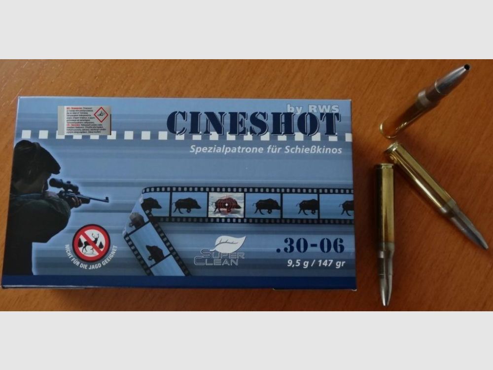 RWS Cineshot Cartucce: .30-06 Springfield, RWS Cineshot