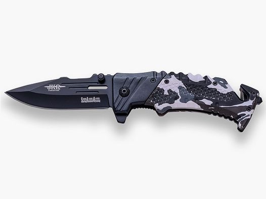 JKR couteau de secours / couteau pliant Camo 581