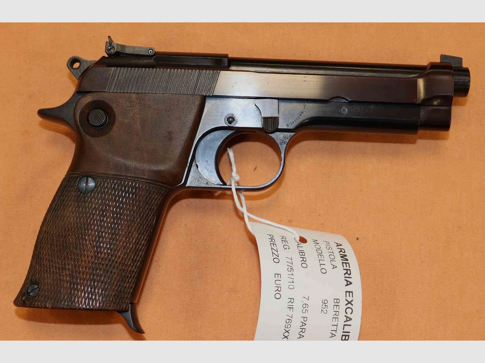 Pistole Beretta Modell 952 Kaliber 7.65 Para, Bild 3 von 5