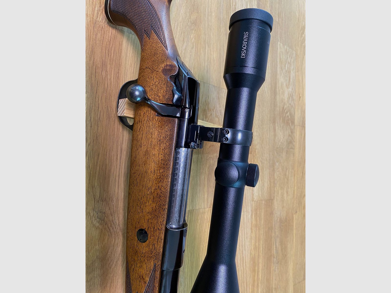 Voere Titan II bolt-action rifle caliber 7x64 with Swarovski Habicht 8x56 scope, immagine 3 di 12