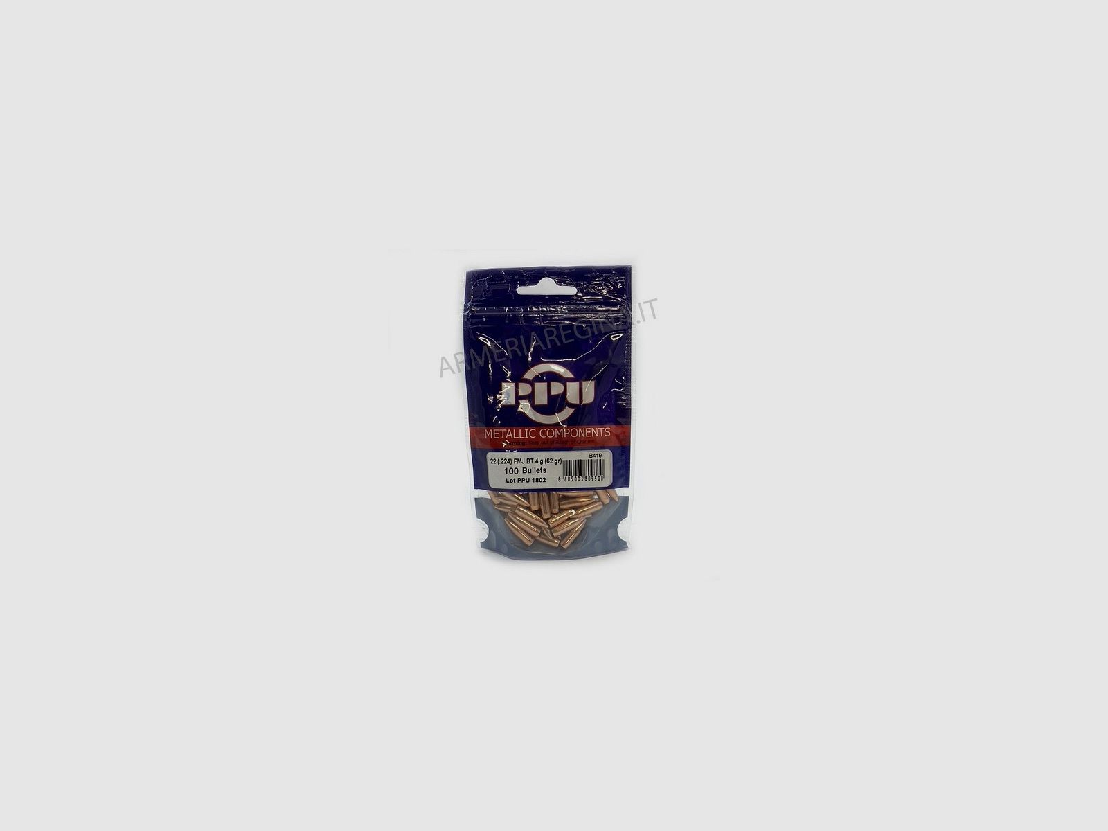 PRVI PARTIZAN BALAS FMJ BT 22 (.224) 62GR 100UD.