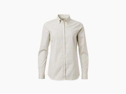 Chevalier Florence Shooting Fit Stretch Shirt Kobiety Highland Green Tattersall 38W