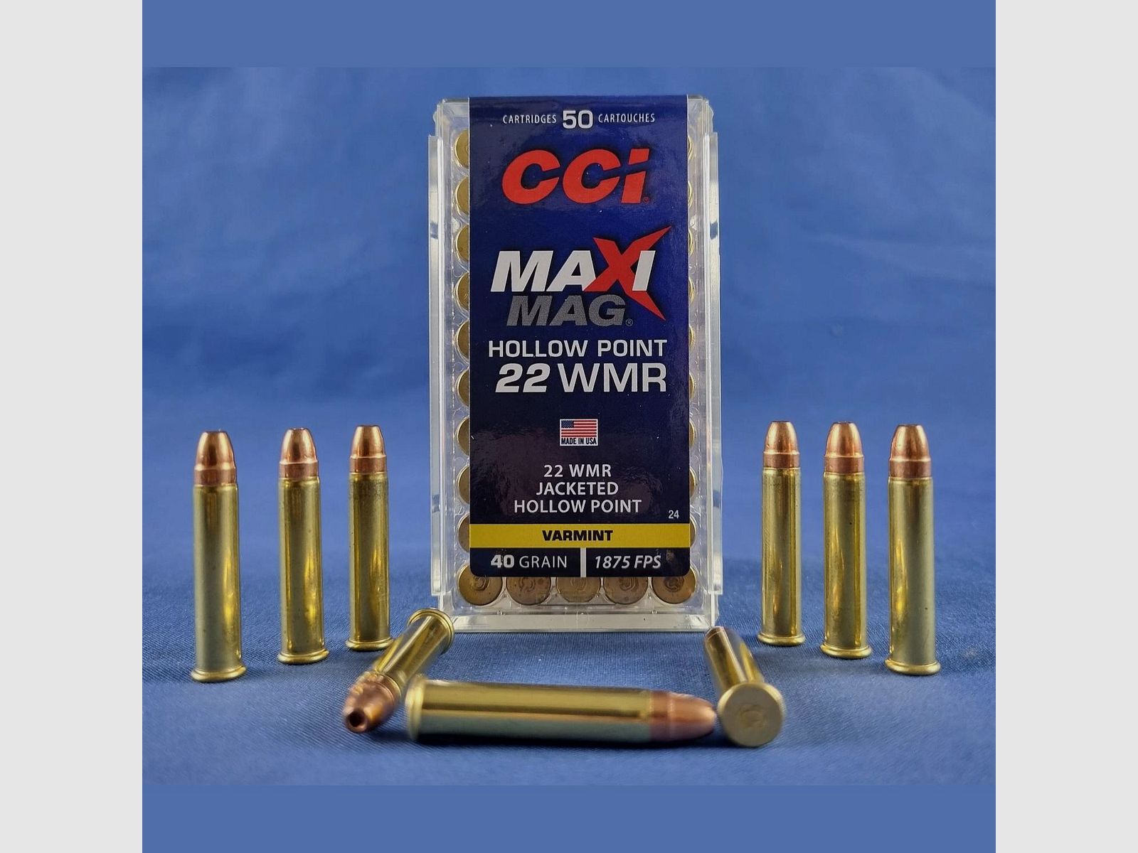 CCI 22 WMR HP MAXI MAG 40grs 2,6g JHP