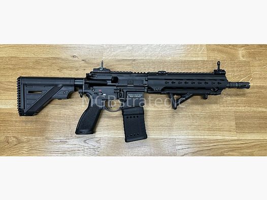 Heckler & Koch MR223 A3 Slim-Line 11" canon - carabine semi-automatique .223Rem incluant le silencieux ASE UTRA Dual 556-Short-QM2 Gen2 Cerakote - version civile HK416 / G95K / G38 / avec améliorations