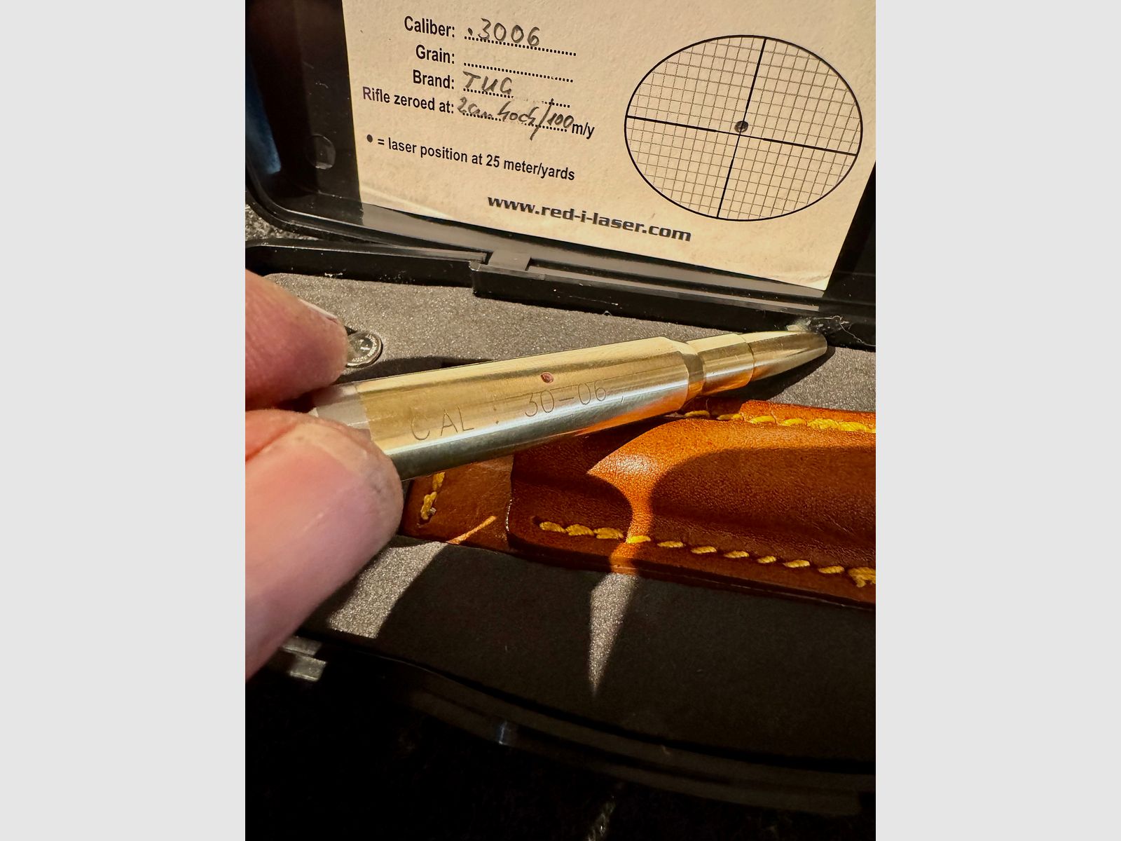 Red-I Bore sight Laser Einschießhilfe, Kaliber 30-06 Springfield