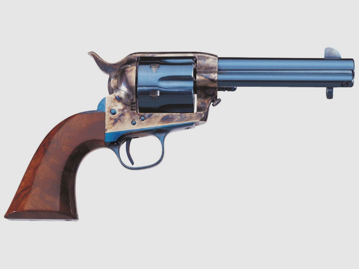 REV UBER 1873 CATTLEMAN .QD 44/40 5.1/2" NEUES MODELL BLAUSTEEL, Bild 1 von 20
