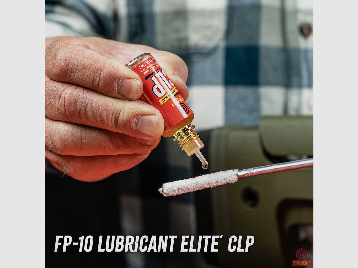 Kit di pulizia armi Shooter's Choice 6.5mm incluso FP-10 Lubricant Elite CLP (8-32) (SHF-SRK-65)