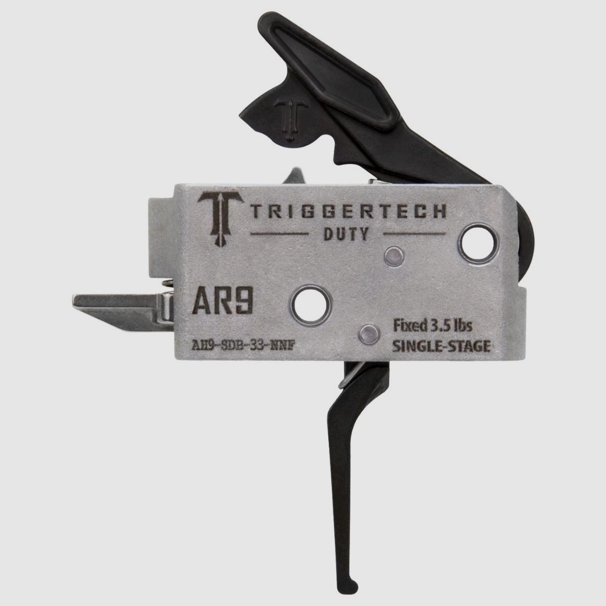 Triggertech – grilletto Duty per AR9 – 3,5 lbs – monostadio – piatto – AH9-SDB-33-NNF, immagine 1 di 9