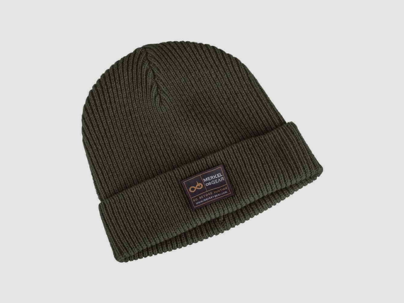 Berretto in merino Merkel Gear - Verde