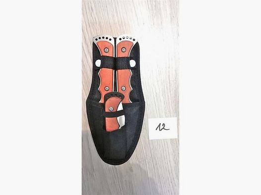 Dreiteiliges Messerset für Jäger und Angler