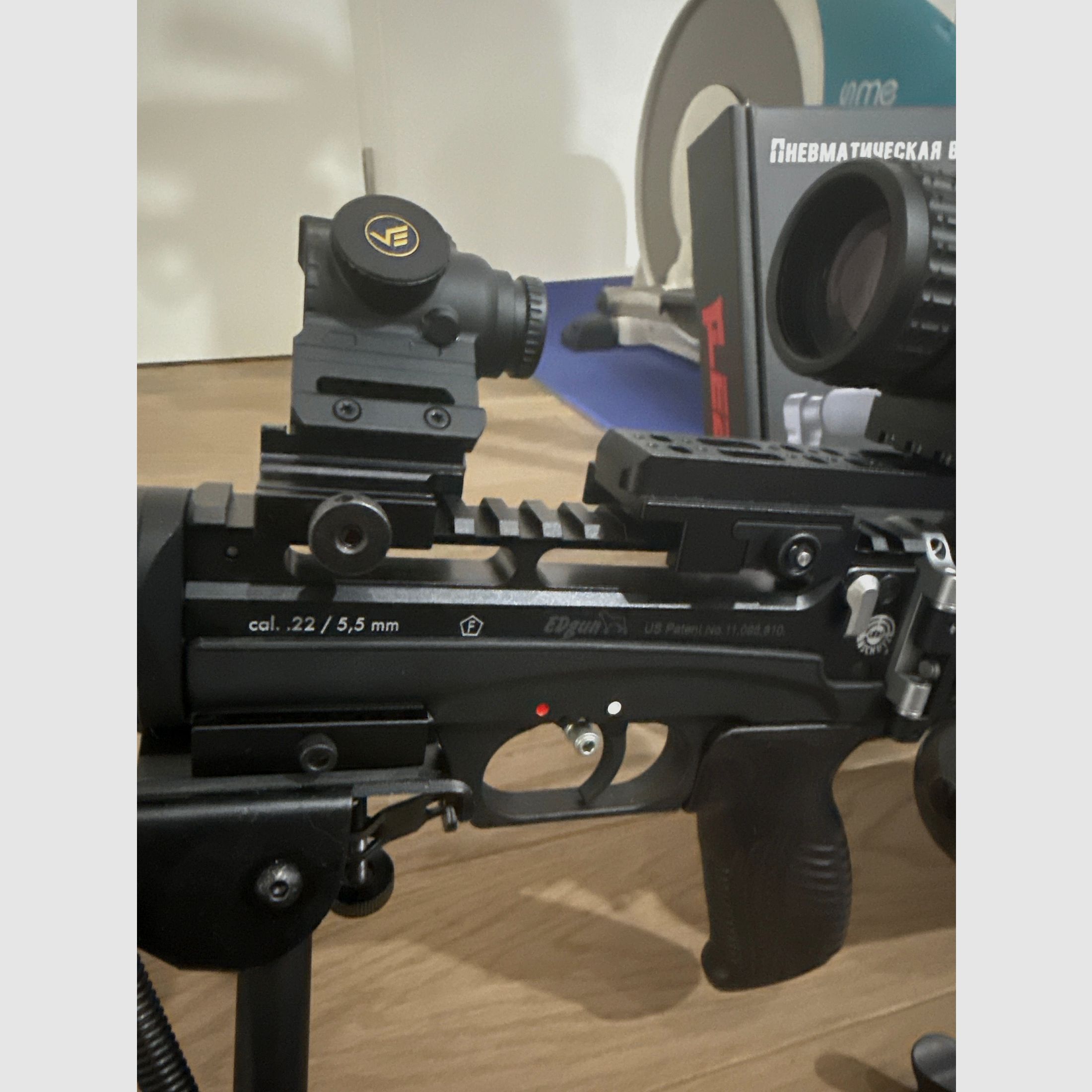 Edgun Leshiy 2 All Black - 350mm cal. 22 / 5,5 mm