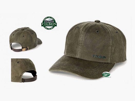 FILSON Hut Oil Tin Low Profile grün