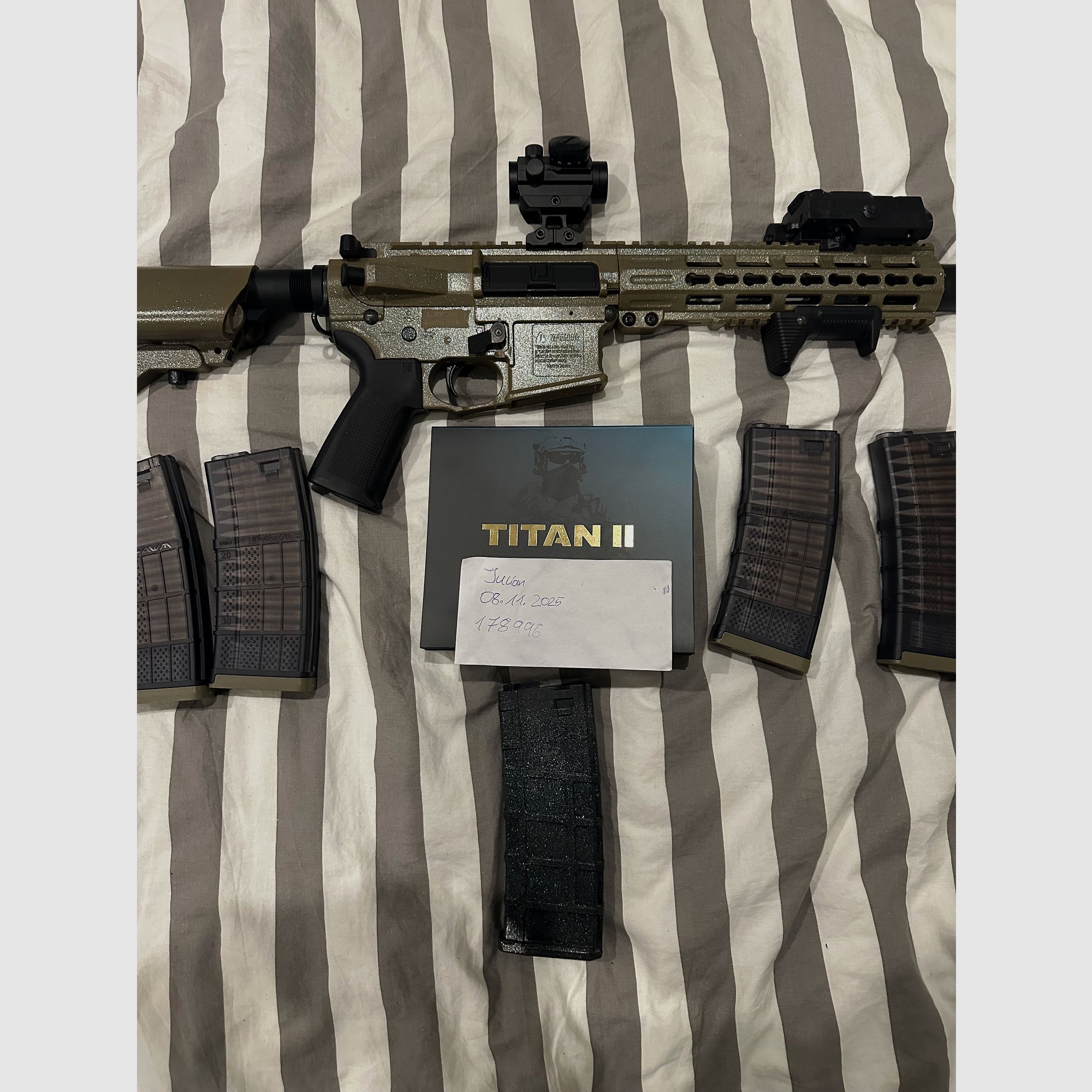 Tippman Comando fully tuned with battery etc.