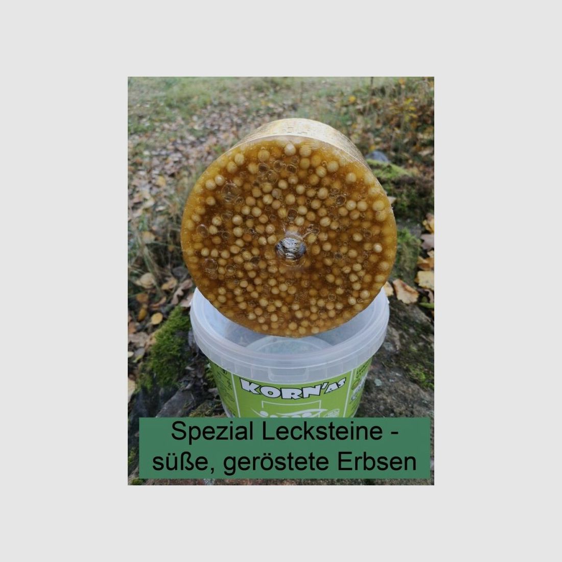 Wildlutscher Wild Leckstein Spezial Geröstete Erbsen