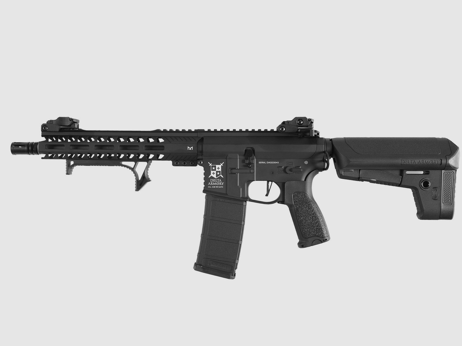 AR15 10inch M-LOK ALPHA Schwarz frei ab 14 max. 0.5 Joule - Delta Armory
