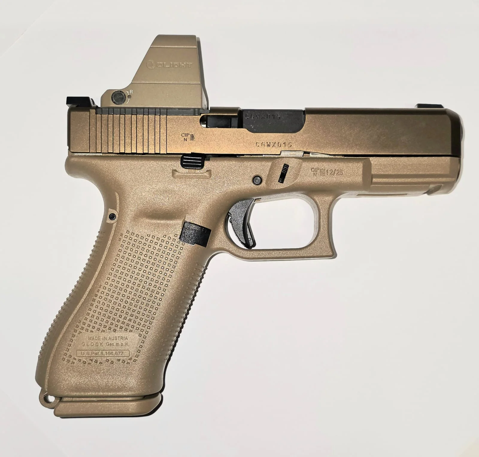 GLOCK 19X MOS + Osight TAN
