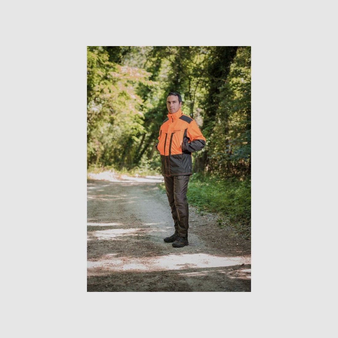 Somlys Hundeführer Jacke Orange/grün