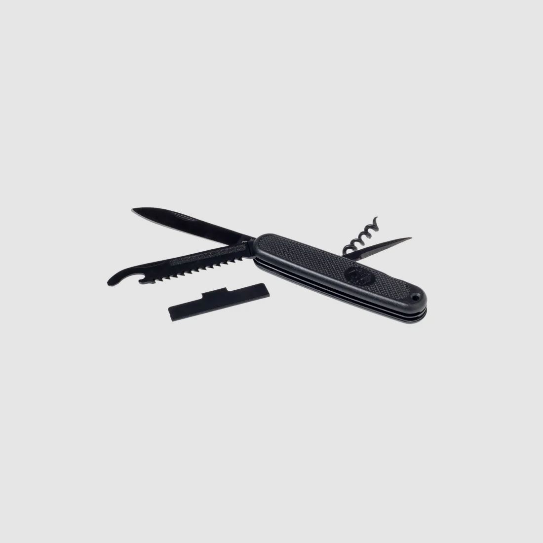 Bundeswehr pocket knife with sheath - replica - black