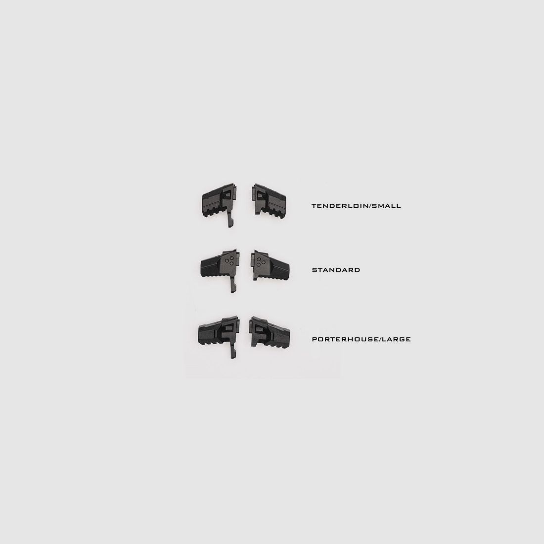 .223 PORTERHOUSE (GRANDE) CHIUSURE PER AR-TBCH-223 IN NERO, immagine 4 di 7