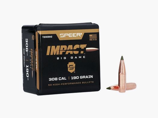 Proiettili Speer .308, Impact 190gr (50) .308/7.83mm VE50