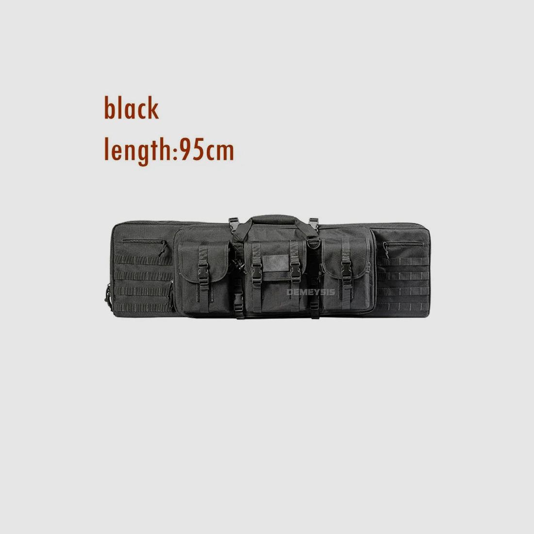 Taktische MOLLE-Waffentasche für 2 Gewehre – 600D Oxford – Rucksack & Tasche – 95 cm / 116 cm – Airsoft, Jagd, Schießsport