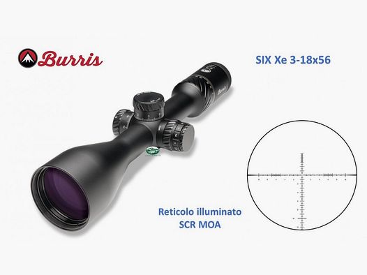 BURRIS Six Xe 3-18x56 SCR MOA beleuchtet 200628